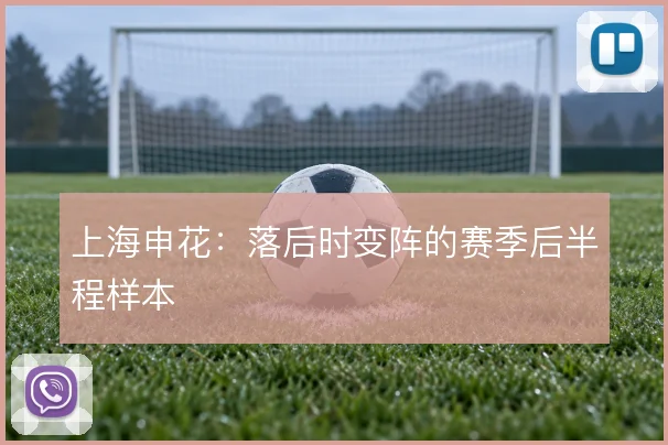 上海申花：落后时变阵的赛季后半程样本